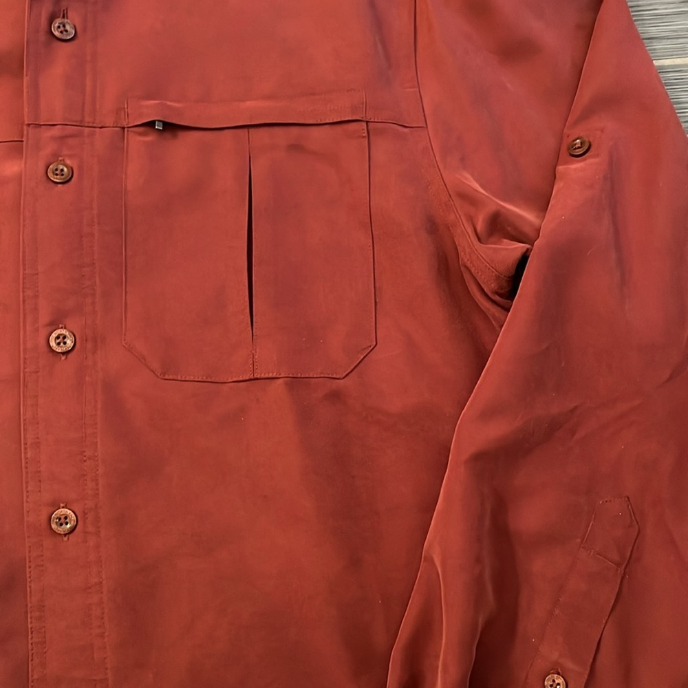 North Face ACCX Button Down‎ Hiking Shirt - Picture 4 of 12